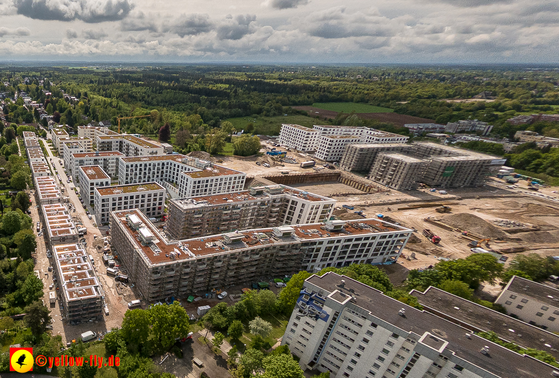 17.05.2023 - Baustelle Alexisquartier und Pandion Verde in Neuperlach